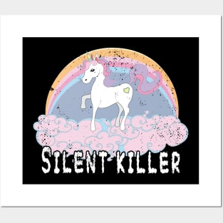 Unicorn Silent Killer Posters and Art